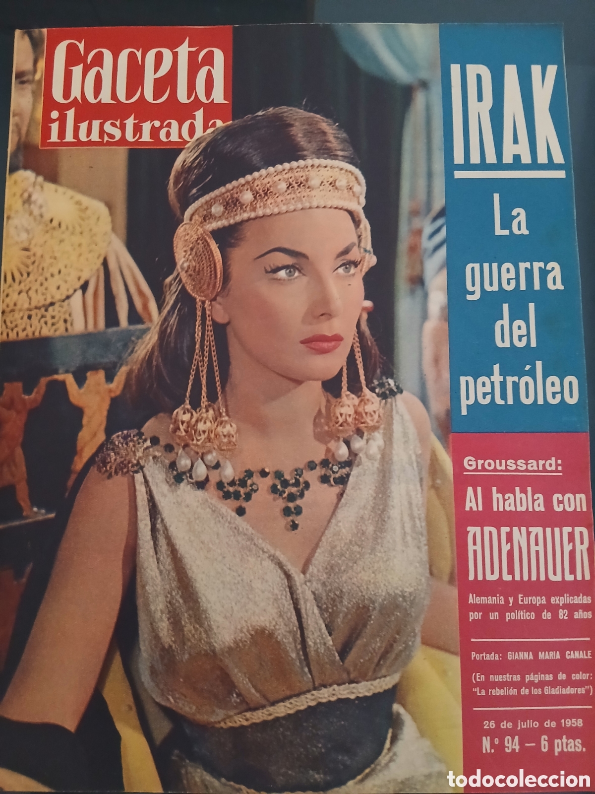Coleccionismo de revista Gaceta Ilustrada: Gaceta ilustrada 94 -Escuela taurina Manuel el extreme&ntilde;o