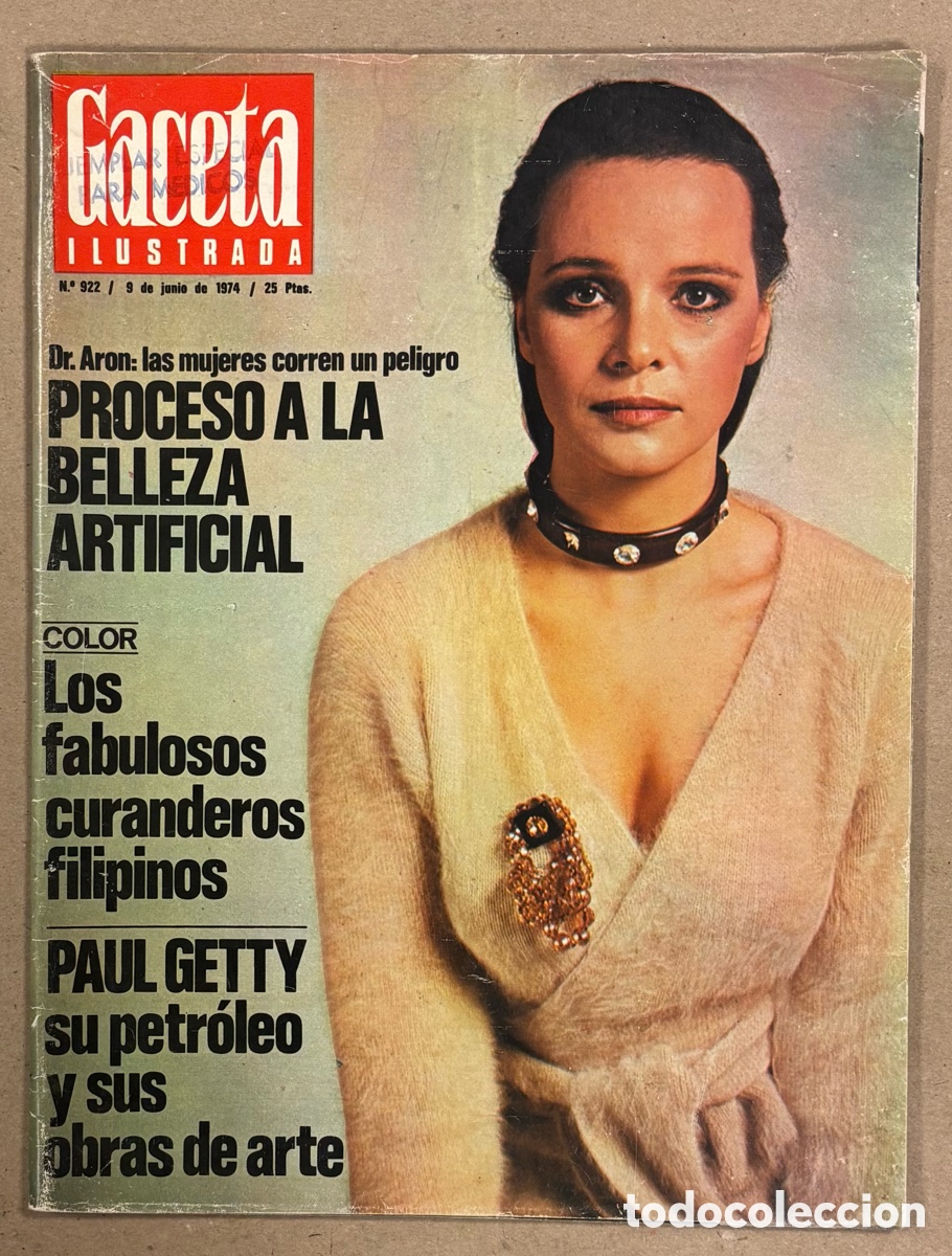 Coleccionismo de revista Gaceta Ilustrada: GACETA ILUSTRADA N&deg; 922 (1974). PAUL GETTY,LOTUS ELITE, RONALD BIGGS, NIXON, EDDA CIANO,&hellip;