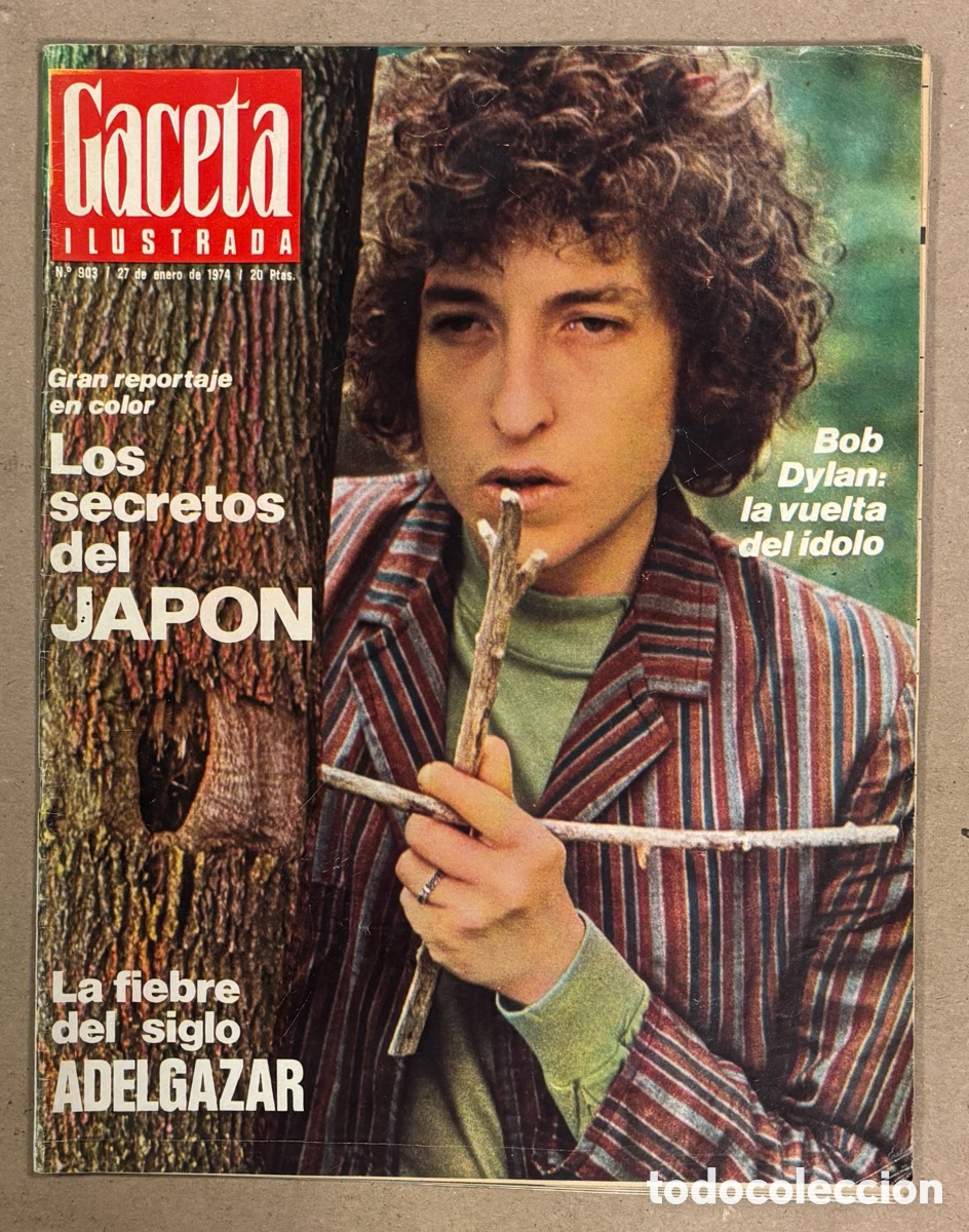 Coleccionismo de revista Gaceta Ilustrada: GACETA ILUSTRADA N&deg; 903 (1974). BOB DYLAN, MIGUEL MU&Ntilde;OZ, PINTOR PI&Ntilde;OLE, JEANNE MOREAU,&hellip;