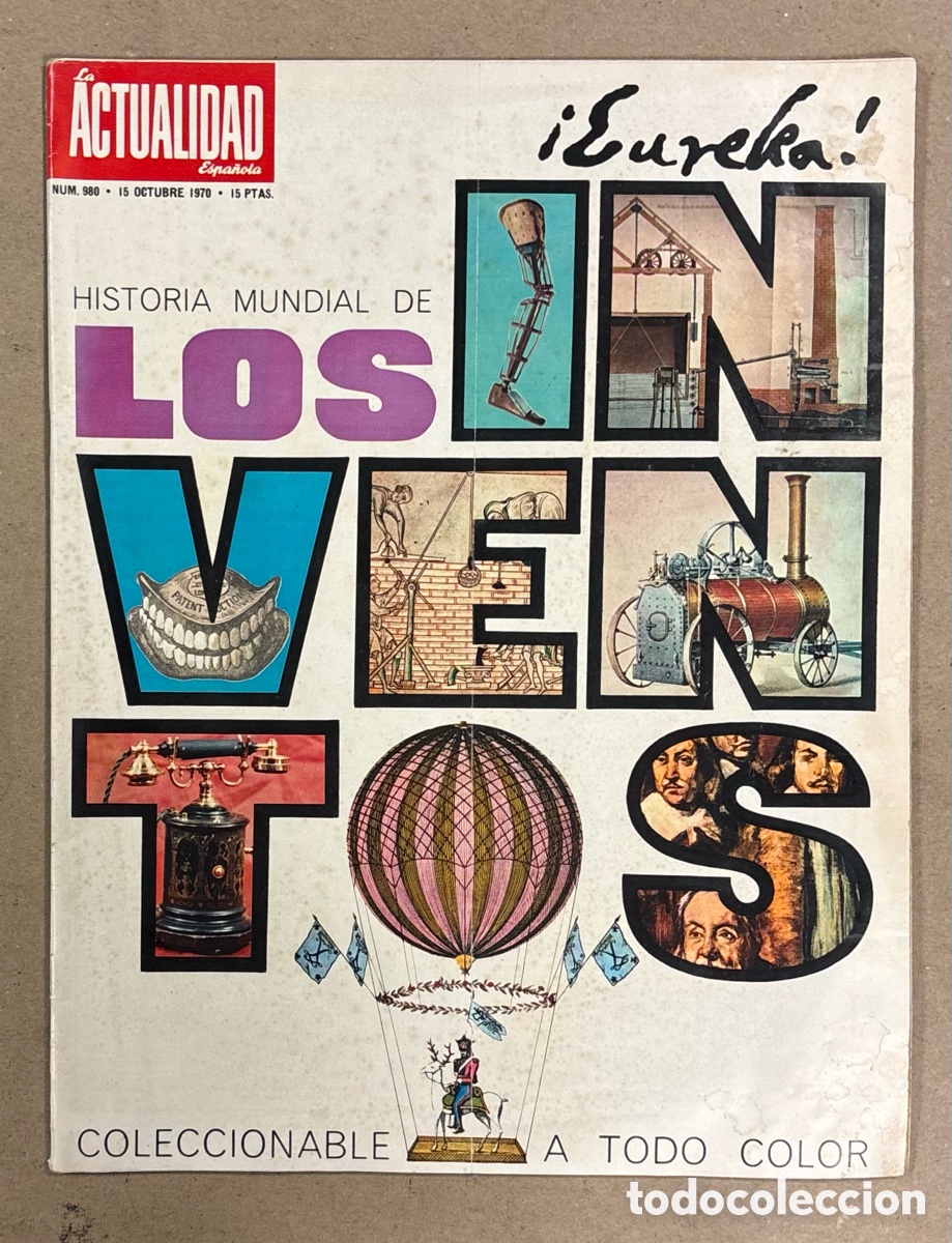 Coleccionismo de revista Gaceta Ilustrada: LA ACTUALIDAD ESPA&Ntilde;OLA N&deg; 980 (1970). ZOCO Y MAR&Iacute;A OSTIZ, KARINA, JUNIOR, HISTORIA DE LOS INVENTOS,.