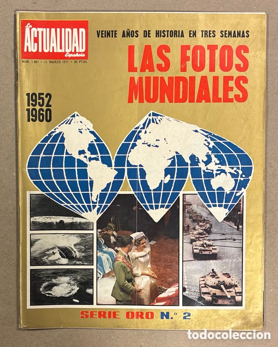 Coleccionismo de revista Gaceta Ilustrada: LA ACTUALIDAD ESPA&Ntilde;OLA N&deg; 1001 (1971). ATL&Eacute;TICO MADRID vs VALENCIA, KARINA, MARISOL GONZ&Aacute;LEZ,&hellip;