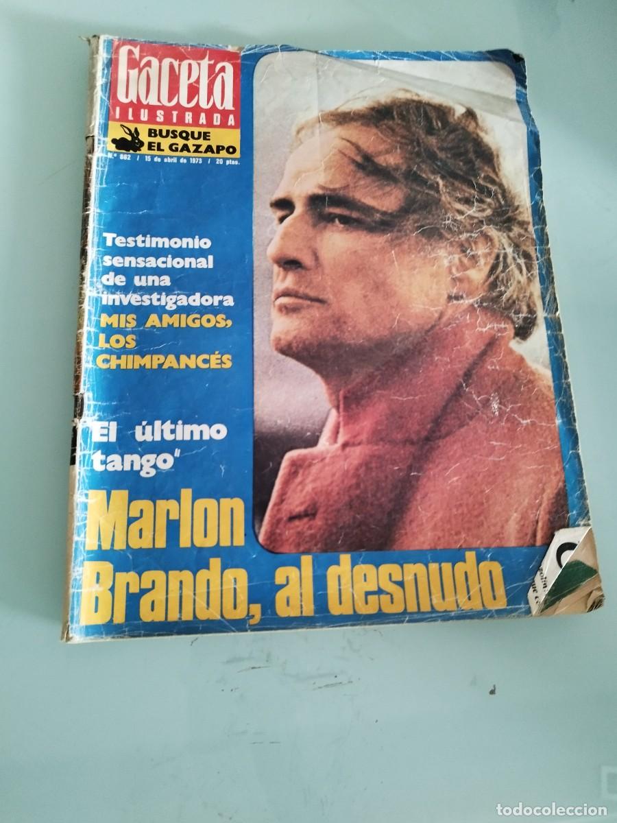 Coleccionismo de revista Gaceta Ilustrada: Gaceta Ilustrada n&ordm; 862 , publicado el 15 de abril de 1973. Marlon Brandon.
