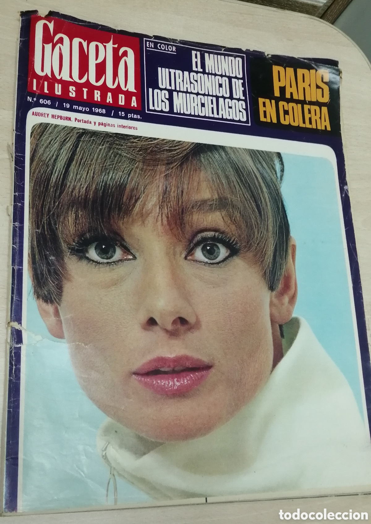 Coleccionismo de revista Gaceta Ilustrada: 1968 Audrey Hepburn Gaceta Ilustrada