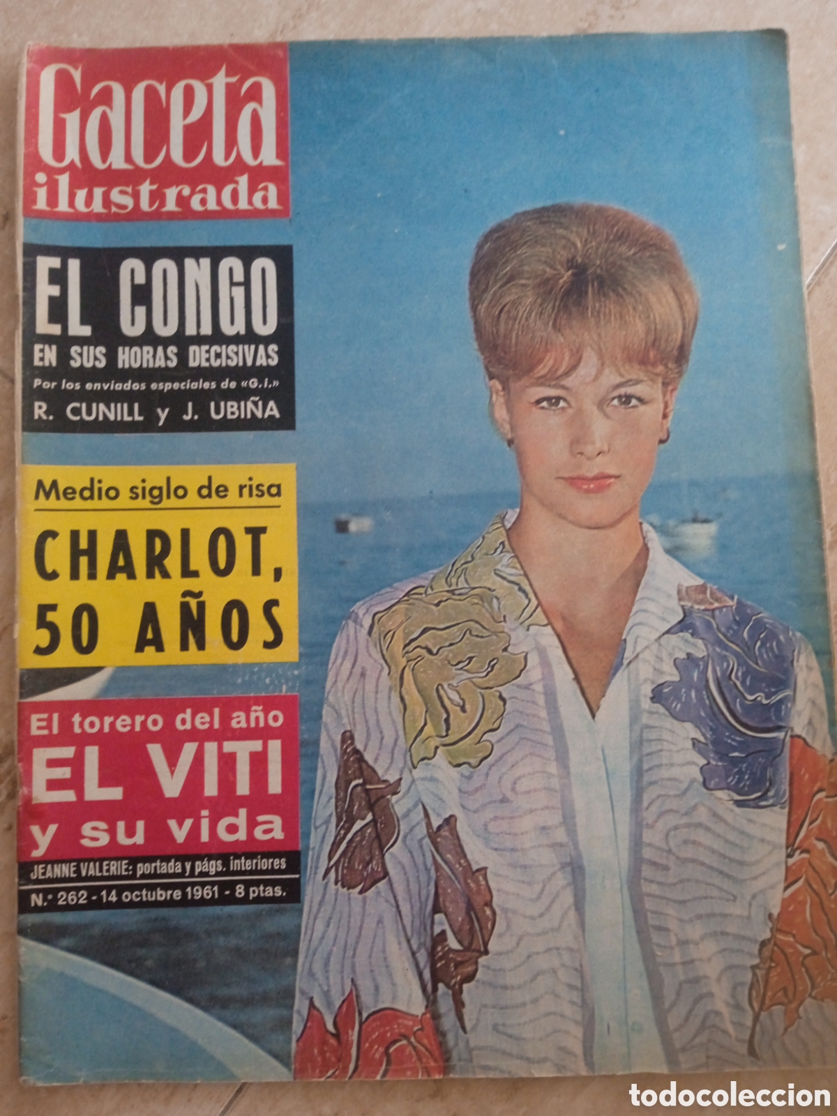 Coleccionismo de revista Gaceta Ilustrada: Gaceta Ilustrada n&deg;262 Charlot 50 a&ntilde;os El Viti 61 Sal&oacute;n autom&oacute;vil Paris Carolina Kennedy Jeanne Vale