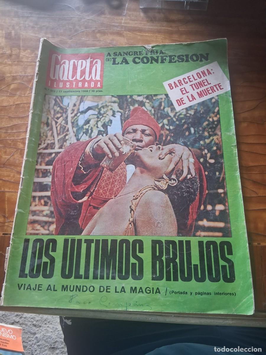 Coleccionismo de revista Gaceta Ilustrada: Revista Gaceta 519 anuncio reloj Rolex oro Oyster Day Date Chiquilin Artiach galletas