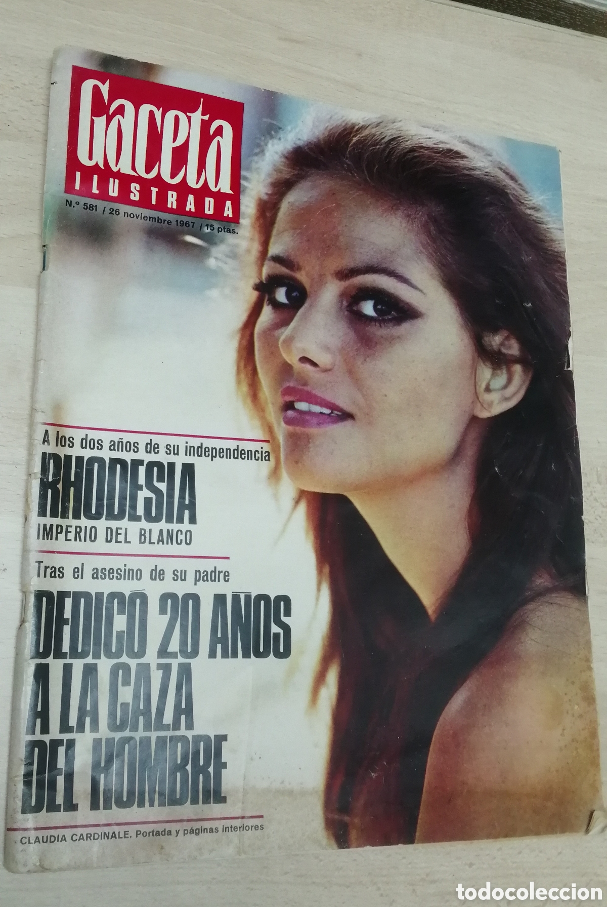 Coleccionismo de revista Gaceta Ilustrada: Claudia Cardinale Gaceta Ilustrada 1967