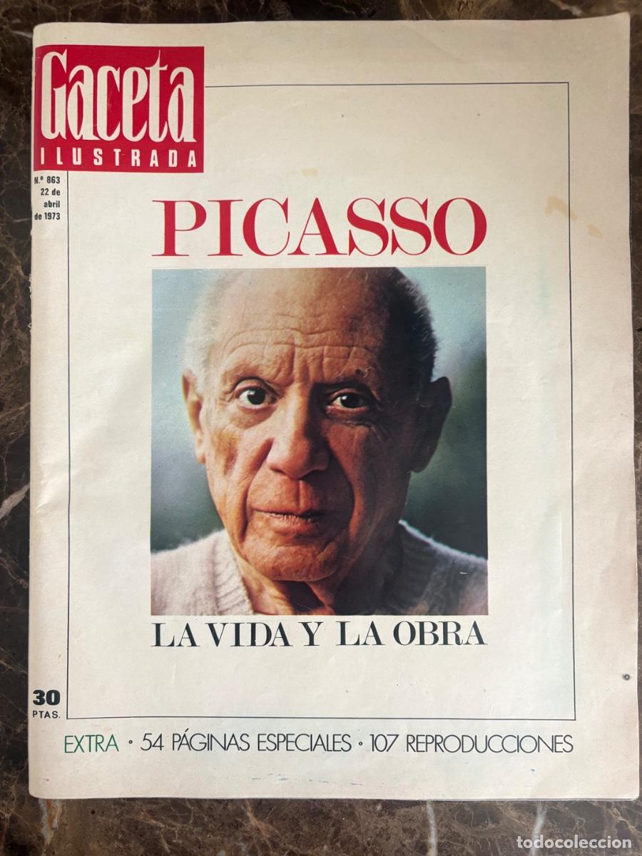 Coleccionismo de revista Gaceta Ilustrada: Gaceta Ilustrada n.&ordm; 863 &mdash; Especial Picasso, 1973