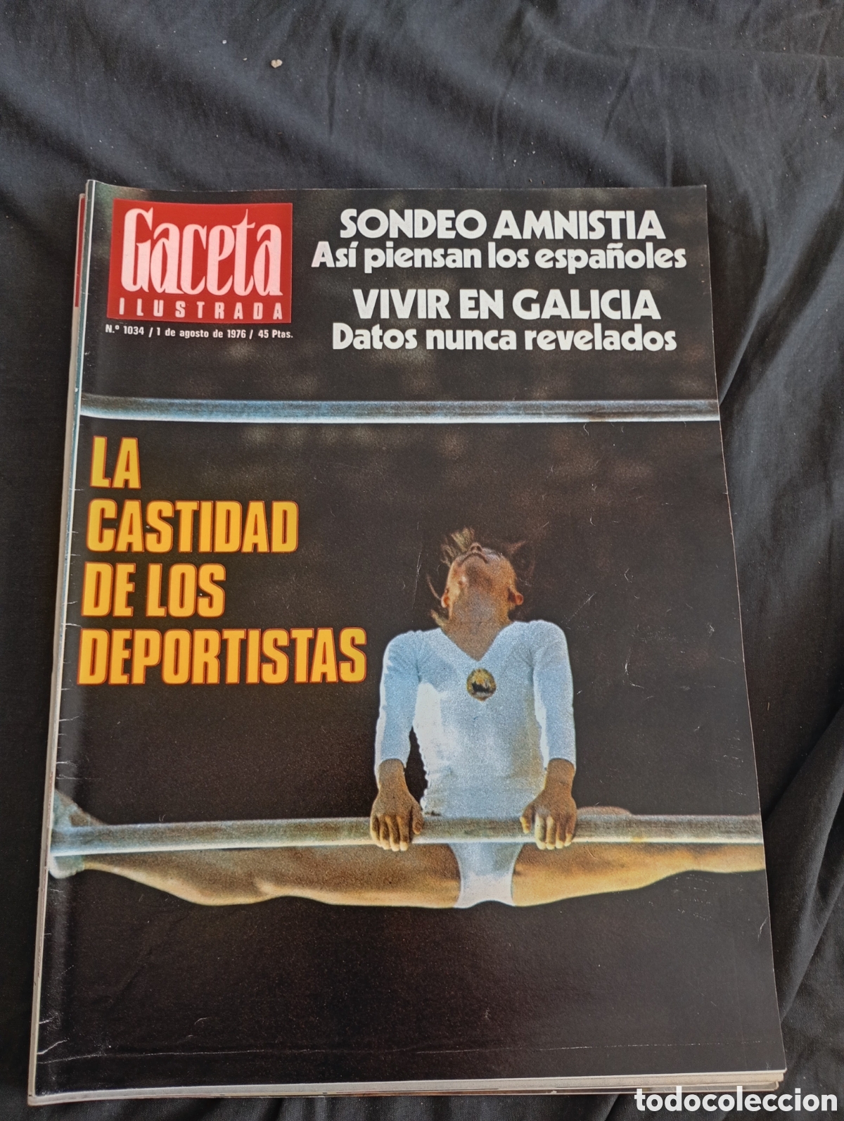 Coleccionismo de revista Gaceta Ilustrada: Lote 5 Revistas GACETA ILUSTRADA - Agosto 1976 Completo (N.&ordm; 1034 a 1038) | Especial Transici&oacute;n y Pa