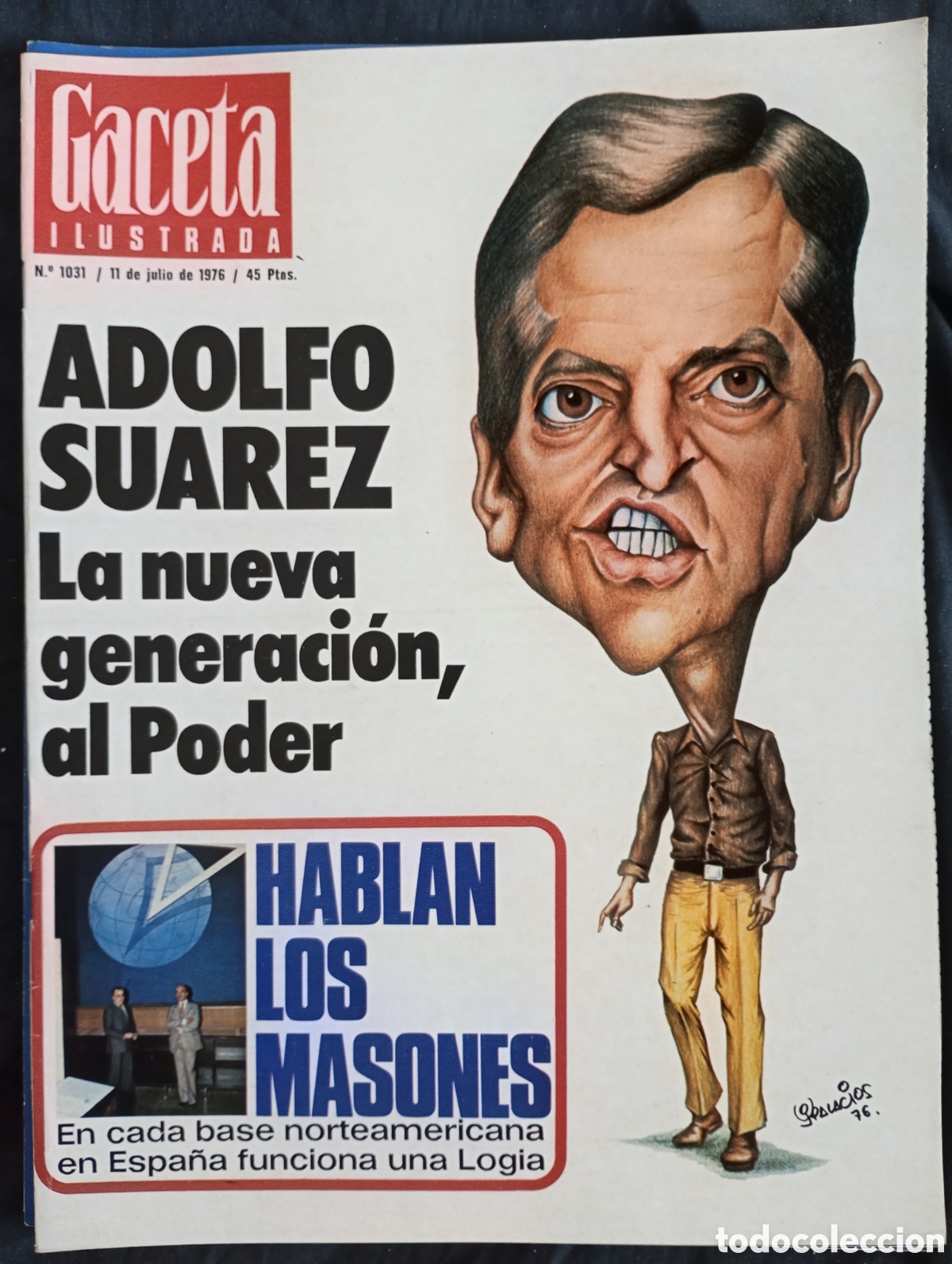 Coleccionismo de revista Gaceta Ilustrada: LOTE COMPLETO JULIO 1976 - GACETA ILUSTRADA (N&ordm; 1030, 1031, 1032, 1033) - &iexcl;ESTADO KIOSCO, COMO NUEVA