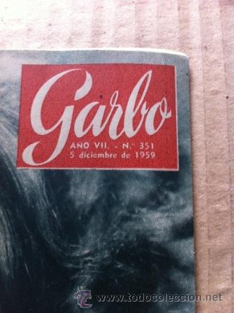 Coleccionismo de revista Garbo: GARBO - Foto 2