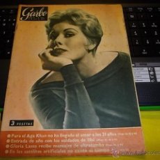 Coleccionismo de Revista Garbo: GARBO ENERO 1958. PORTADA KIM NOVAK. INTERIOR REPORTAJE FOTOGRAFICO CARMEN SEVILLA CELEBRANDO EL AÑO. Lote 39772600