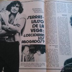 Coleccionismo de Revista Garbo: RECORTES JOAN MANUEL SERRAT