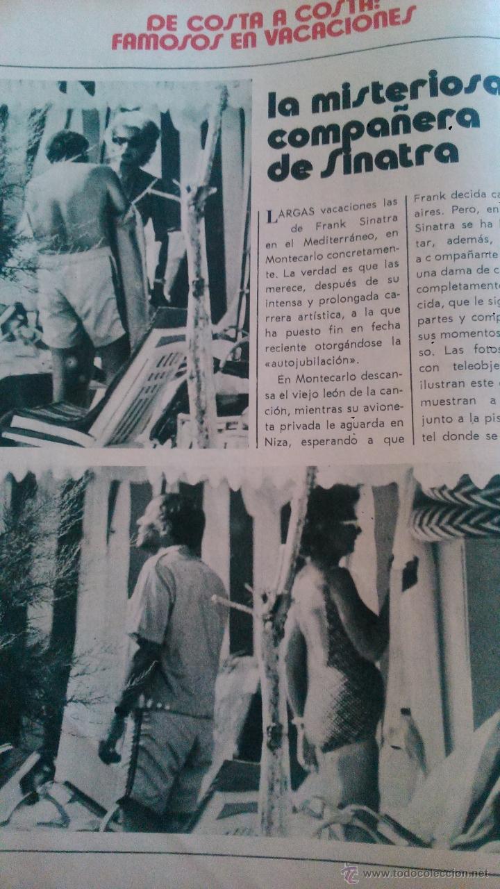 Coleccionismo de revista Garbo: RECORTES FRANK SINATRA - Foto 1