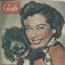 Coleccionismo de Revista Garbo: REVISTA GARBO. OCTUBRE. 1956. Nº 186. REY PABLO DE GRECIA. GAIL RUSSEL. NICANOR VILLALTA. Lote 53369981