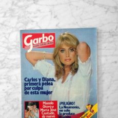 Coleccionismo de Revista Garbo: GARBO - 1981 - SUSAN GEORGE, GUNTER SACHS, MANOLO OTERO Y M.J. CANTUDO, MIGUEL BOSE, ROMY SCHNEIDER