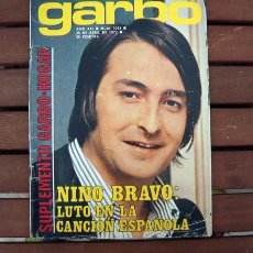 Coleccionismo de Revista Garbo: GARBO / NINO BRAVO, JOCELYN LANE, PICASSO, MOTOCROSS, SALON AUTOMOVIL, ROCIO DURCAL, ALI MCGRAW