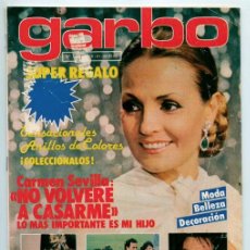 Coleccionismo de Revista Garbo: GARBO - 1981 - CARMEN SEVILLA, GRACE Y RANIERO, LOLA FLORES, JULIO IGLESIAS, CAROL BURNETT. Lote 50133441