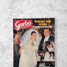 Coleccionismo de Revista Garbo: GARBO - 1983 - BODA PAQUIRRI PANTOJA, NASTASSJA KINSKI, GENE ANTHONY RAY, ANALÍA GADÉ, PIA ZADORA. Lote 141106810