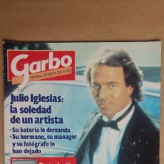 Coleccionismo de Revista Garbo: GARBO. JULIO IGLESIAS, JOHN MCENROE, PRINCIPES MONACO, BARBRA STREISAND, 