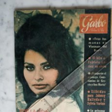 Coleccionismo de Revista Garbo: REVISTA GARBO - SOFIA LOREN - JOHNNY HALLYDAY Y SYLVIA VARTAN -. Lote 196081900