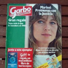 Coleccionismo de Revista Garbo: GARBO / MARISOL, PEPA FLORES, ANTONIO GADES, BARBARA CARRERA, BOY GEORGE