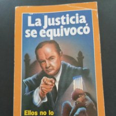 Coleccionismo de Revista Garbo: LA JUSTICIA SE EQUIVOCO. GARBO. Lote 264420874