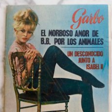 Coleccionismo de Revista Garbo: BRIGITTE BARDOT, GARBO OCTUBRE 1965. CHURCHILL, JAQUELINE KENNEDY… REVISTA