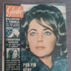 Coleccionismo de Revista Garbo: REVISTA GARBO 25 ENERO 1964. LIZ TAYLOR, CHRISTINE KEELER, NORODOM DE CAMBOYA