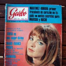 Coleccionismo de Revista Garbo: GARBO 1968 / MARIE FRANCE PISIER, MARISOL, ROCIO DURCAL, MARIA CALLAS