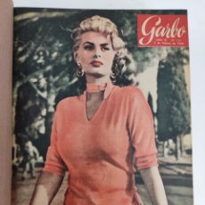Coleccionismo de Revista Garbo: L-4858. TOMO CON REVISTAS GARBO - DESDE 4 FEBRERO DE 1956 AL 21 DE JULIO DE 1956. Lote 326471988