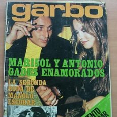 Coleccionismo de Revista Garbo: REVISTA GARBO Nº 1051 MARISOL ANTONIO GADES GELA GEISLER JACKIE STEWART PFM 1973 COMPLETA. Lote 338689338