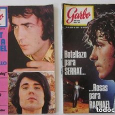 Coleccionismo de Revista Garbo: DOS REVISTAS GARBO - SERRAT Y RAPHAEL...