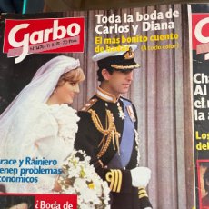 Coleccionismo de Revista Garbo: LOTE REVISTAS GARBO / HOLA 1981 1982