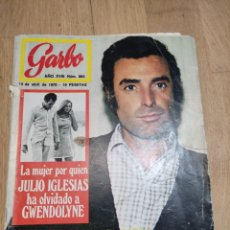 Coleccionismo de Revista Garbo: REVISTA GARBO 1970 JULIO IGLESIAS SARA MONTIEL SERRAT JUAN PARDO