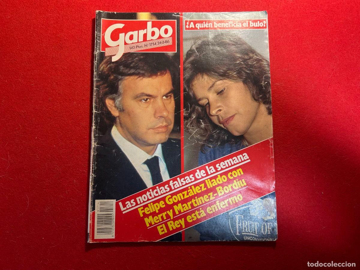 Coleccionismo de Revista Garbo: GARBO revista N&ordm; 1714-Isabella Rossellini-Felipe Gonzalez-Estefania-la Mafia-Sting-Anthony Quin 1986
