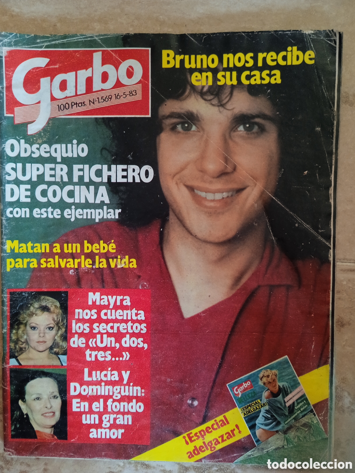 Coleccionismo de Revista Garbo: Garbo n&deg;1569 Bruno de Fama Mayra Un Dos Tres Cheryl Ladd Brooke Shields Carmen y Antonio Durcal