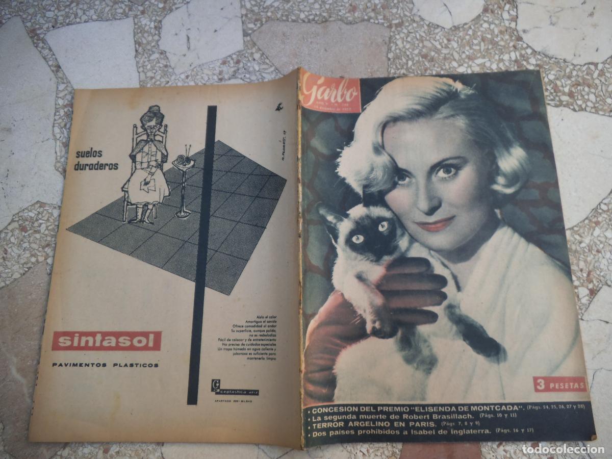 Coleccionismo de Revista Garbo: garbo n&ordm; 248, diciembre 1957, terror en paris, doris duke, la segunda muerte de robert brasillach