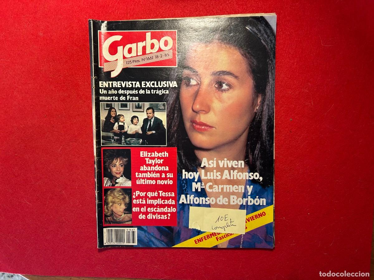 Coleccionismo de Revista Garbo: revista GARBO N&ordm; 1661 Carolina Monaco-Jackie Kennedy-Pedrito Ruiz-Auschwitz-Julio Iglesias- V -1985