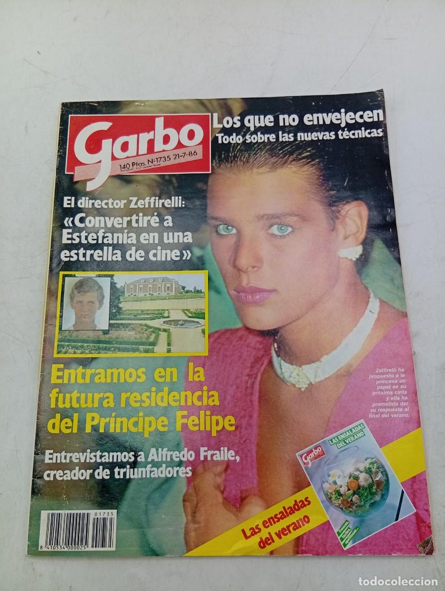 Coleccionismo de revista Garbo: REVISTA GARBO. N&ordm; 1735. A&Ntilde;O 1986. FUTURA RESIDENCIA DEL PRINCIPE FELIPE. JERRY HALL. JOSELITO.. LEER