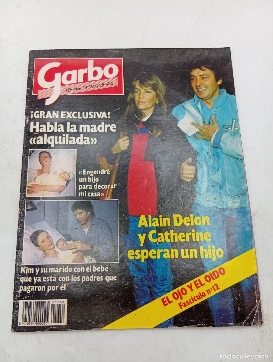 Coleccionismo de revista Garbo: REVISTA GARBO. N&ordm; 1658. A&Ntilde;O 1986. ALAIN DELON Y CATHERINE ESPERAN UN HIJO. KIM Y SU MARIDO.... LEER