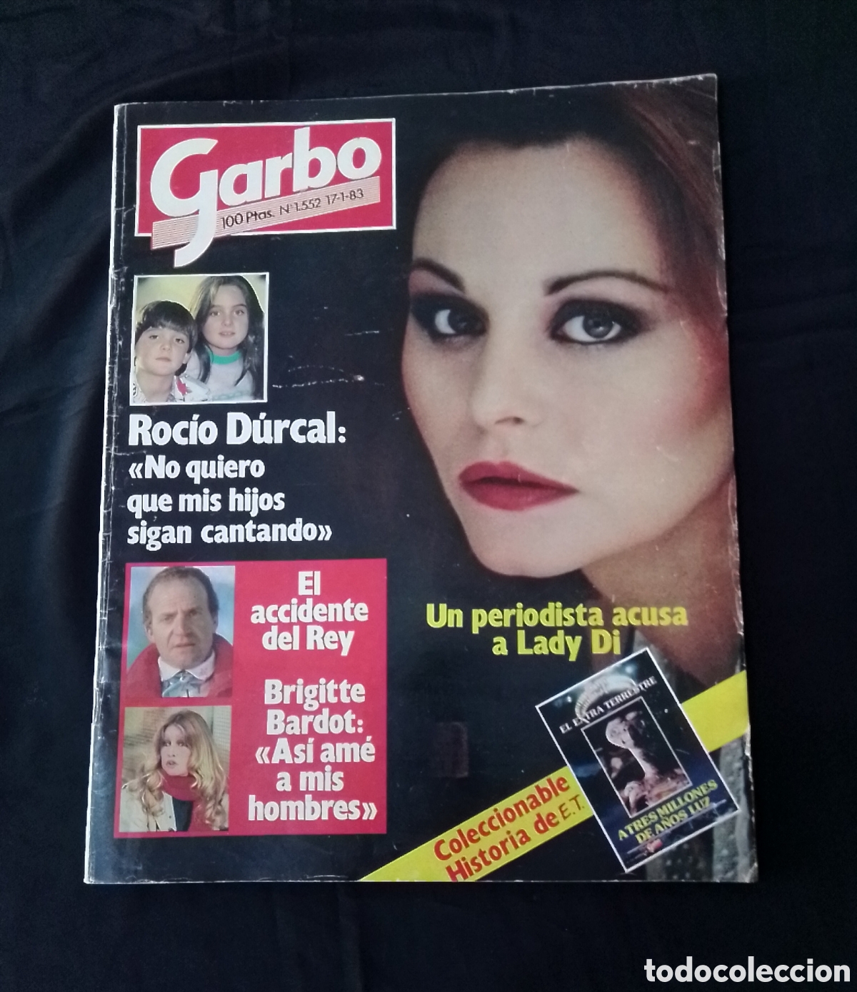 Coleccionismo de revista Garbo: Revista Garbo n&ordm; 1552 17-1-1983