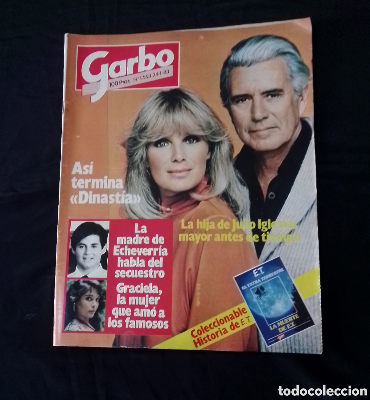 Coleccionismo de revista Garbo: Revista Garbo n&ordm; 1553 24-1-1983