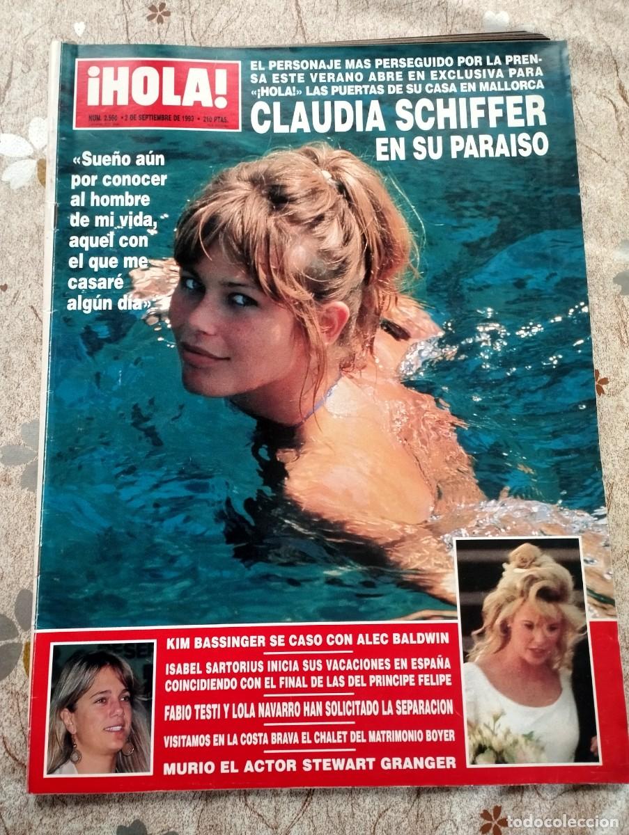 Coleccionismo de revista Garbo: Hola / ESPECIAL CLAUDIA SCHIFFER, STEWART GRANGER, CARMINA ORDO&Ntilde;EZ, CAROLINA DE MONACO