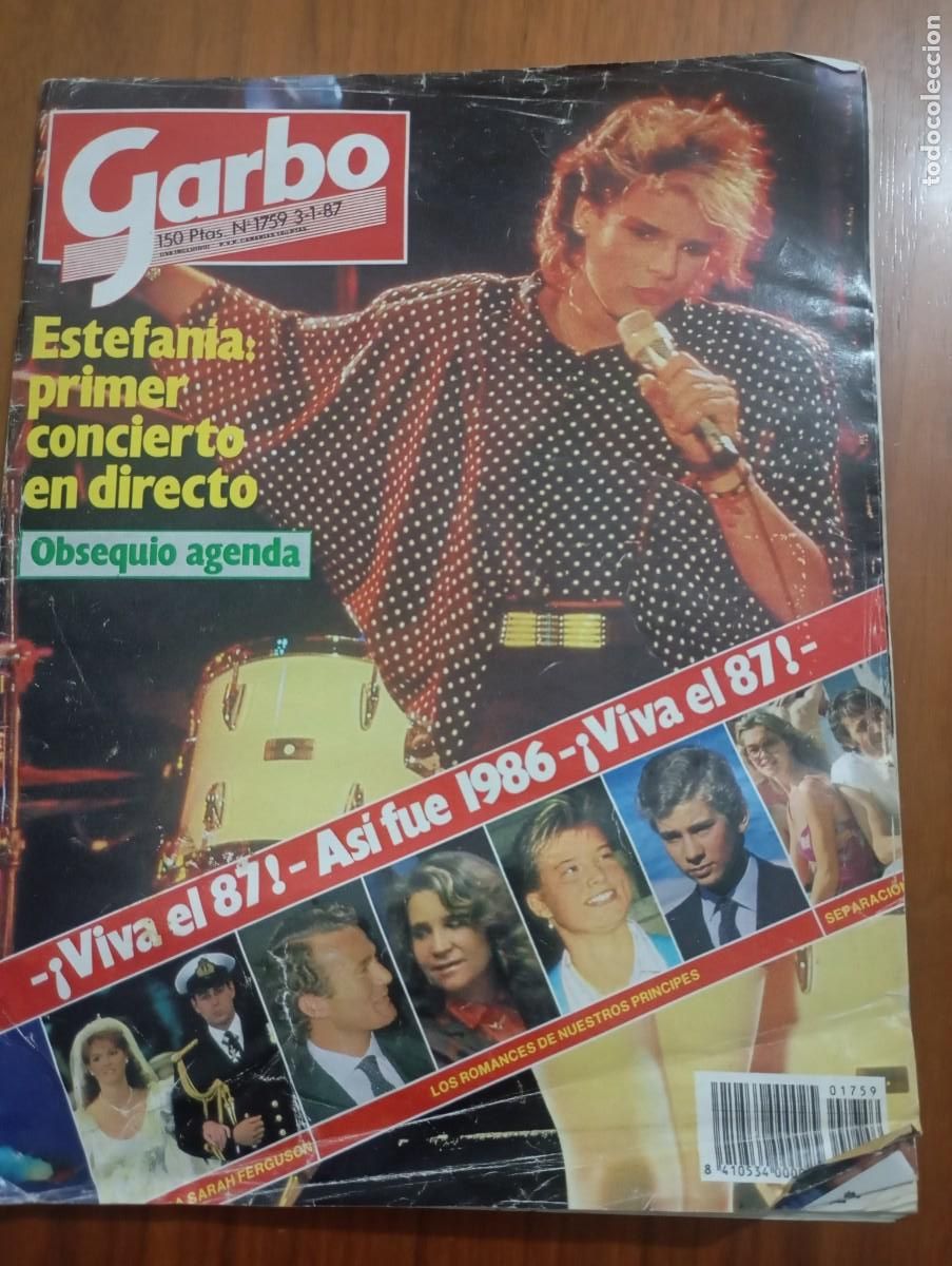 Coleccionismo de revista Garbo: REVISTA GARBO. NUM 1759. 1987. ESTEFANIA. RESUMEN 2986