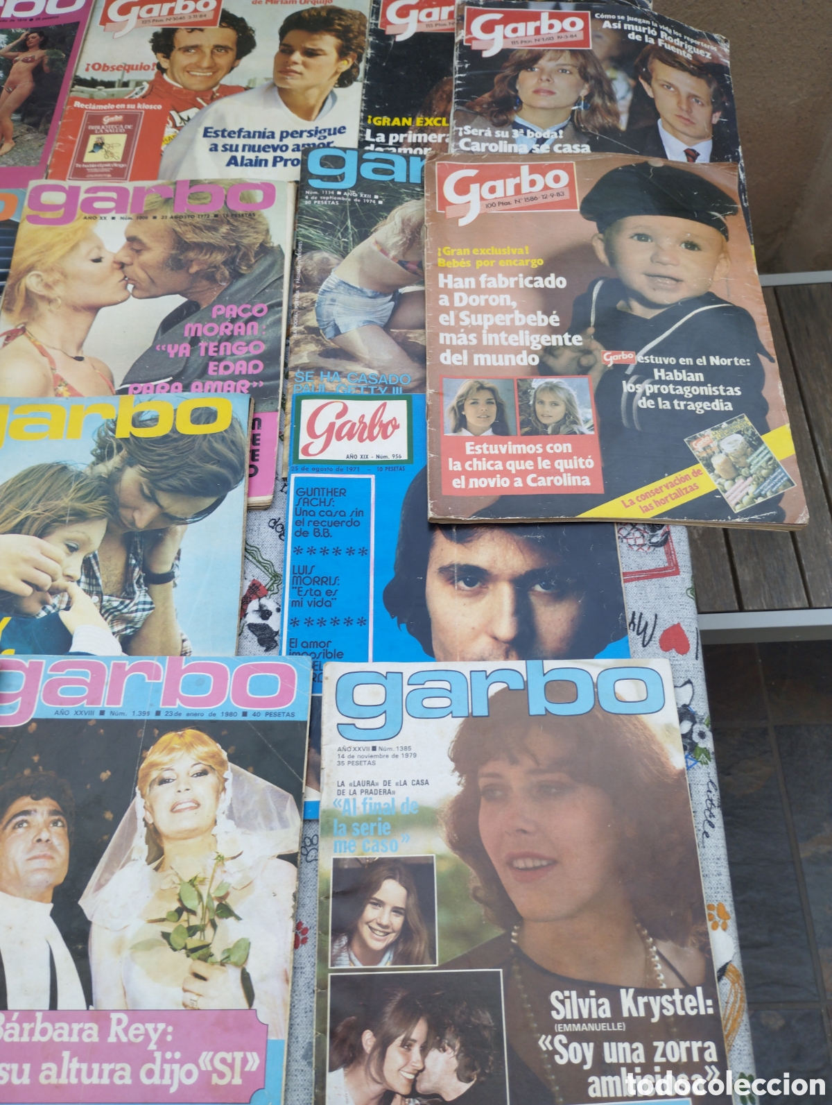 Coleccionismo de revista Garbo: Lote de 15 revistas Garbo a&ntilde;os 80