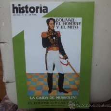 Coleccionismo de Revista Historia 16: REVISTA HISTORIA 16 Nº 87 BOLIVAR : EL HOMBRE Y EL MITO / LA CAIDA DE MUSSOLINI. Lote 34603771