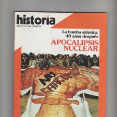 Coleccionismo de Revista Historia 16: HISTORIA 16 Nº 110 APOCALISIS NUCLEAR: LA BOMBA ATOMICA, 40 AÑOS DESPUES