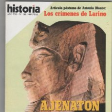 Coleccionismo de Revista Historia 16: HISTORIA 16 Nº 180, LOS CRÍMENES DE LARINO, ARTICULO POSTUMO DE ANTONIO BLANCO