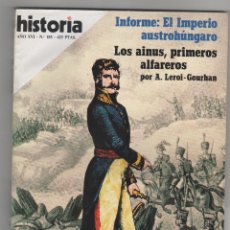 Coleccionismo de Revista Historia 16: HISTORIA 16 Nº 185, INFORME: EL IMPERIO AUSTROHUNGARO