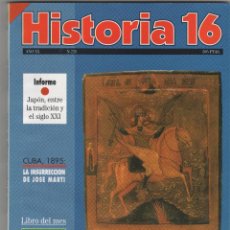 Coleccionismo de Revista Historia 16: HISTORIA 16 Nº 226, CUBA 1895 LA INSURRECCIÓN DE JOSE MARTI